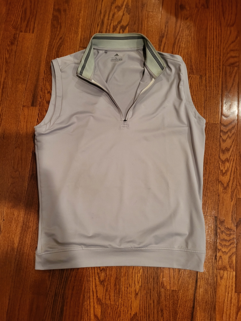 adidas Quarter-Zip Golf Vests (4) - White, Navy, Gray And Black - Lg - Picture 7 of 13